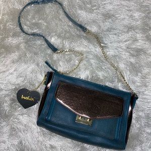 Imoshion Allison Teal/Gun Metal Crossbody